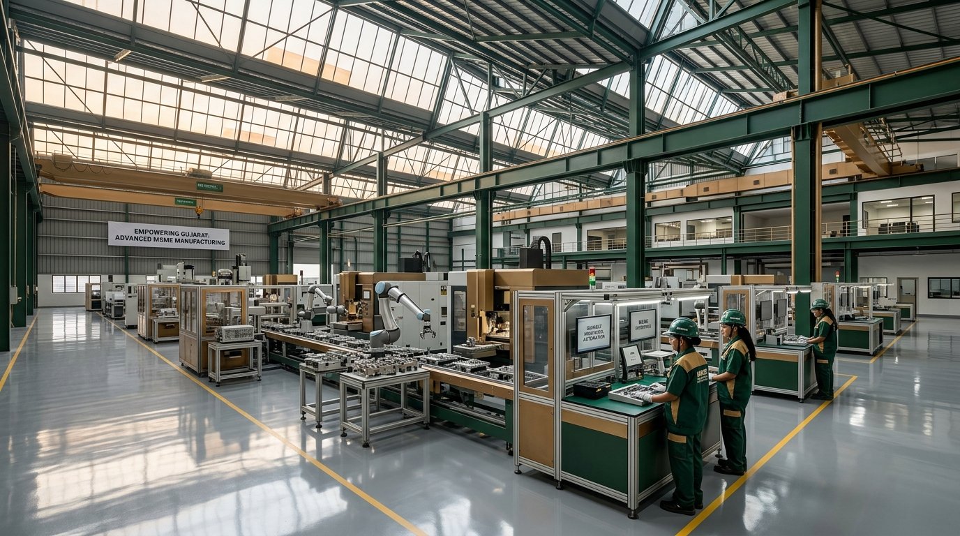 Modern advanced industrial manufacturing enterprise in Gujarat